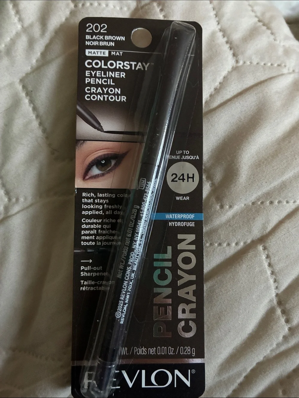 ‼️2/$10‼️Revlon ColorStay Eyeliner Pencil – Black Brown (202)
